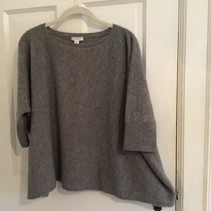 Garnet Hill Cashmere Cropped Sweater